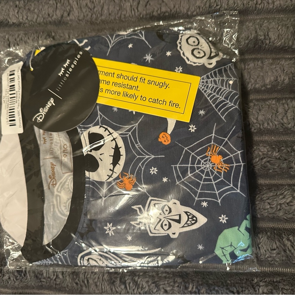 Little Sleepies Blue Halloween Pajama Set